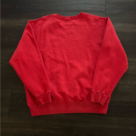 Polo Ralph Lauren Sweatshirt Men's Large Red Pony Pullover Sweater Cotton Poly - Picture 3 of 4